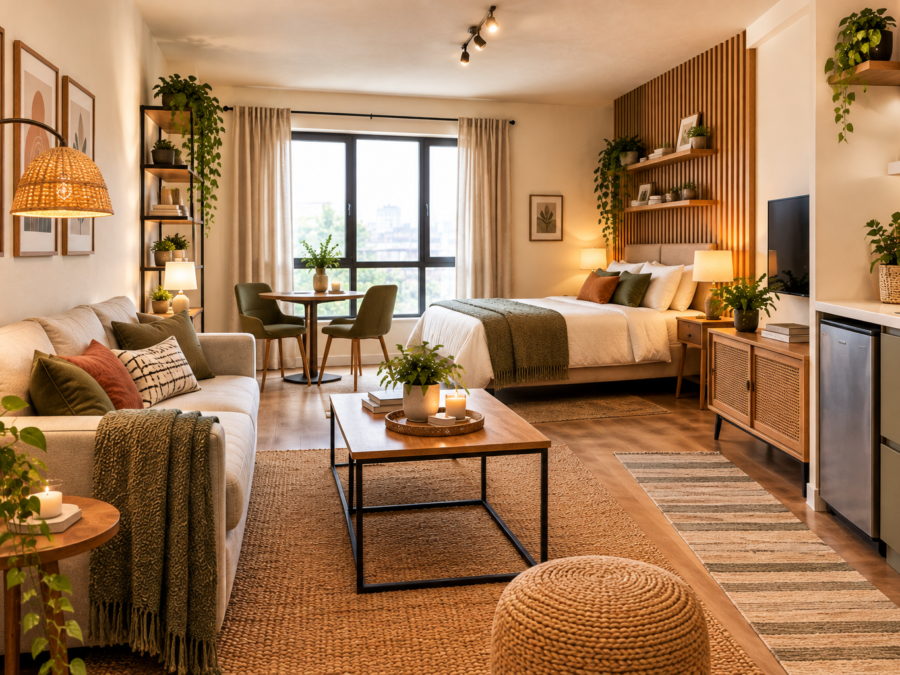 Modern living room decor tips with clean lines and a limited palette