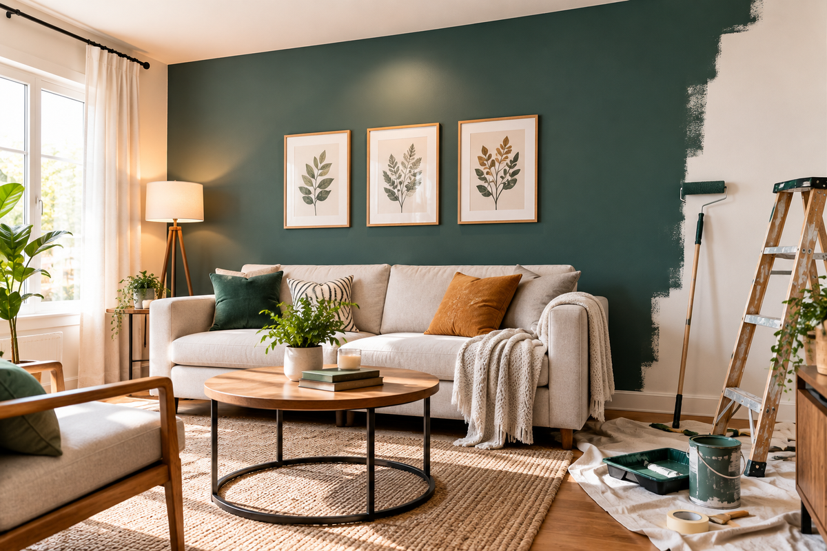 accent wall painting tips